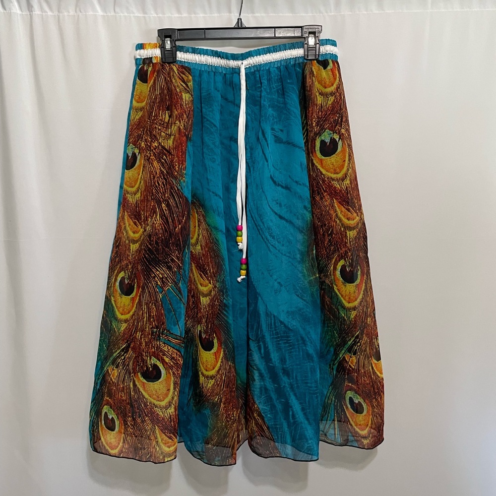 Peacock Summer Skirt